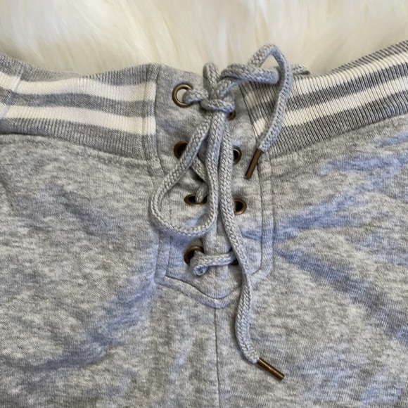 Free Press Gray and White Lounge Shorts - Picture 2 of 4